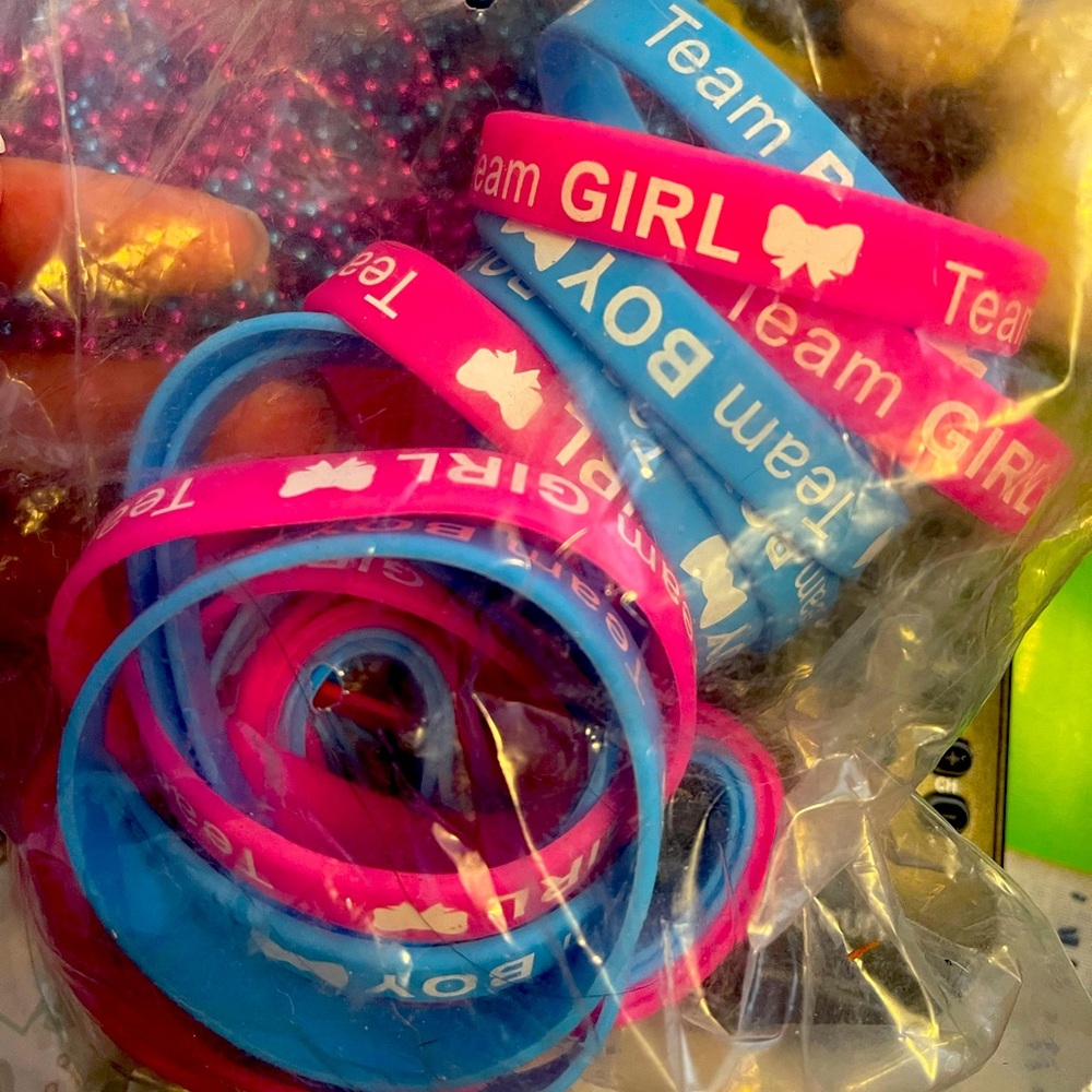 Gender reveal party decorations